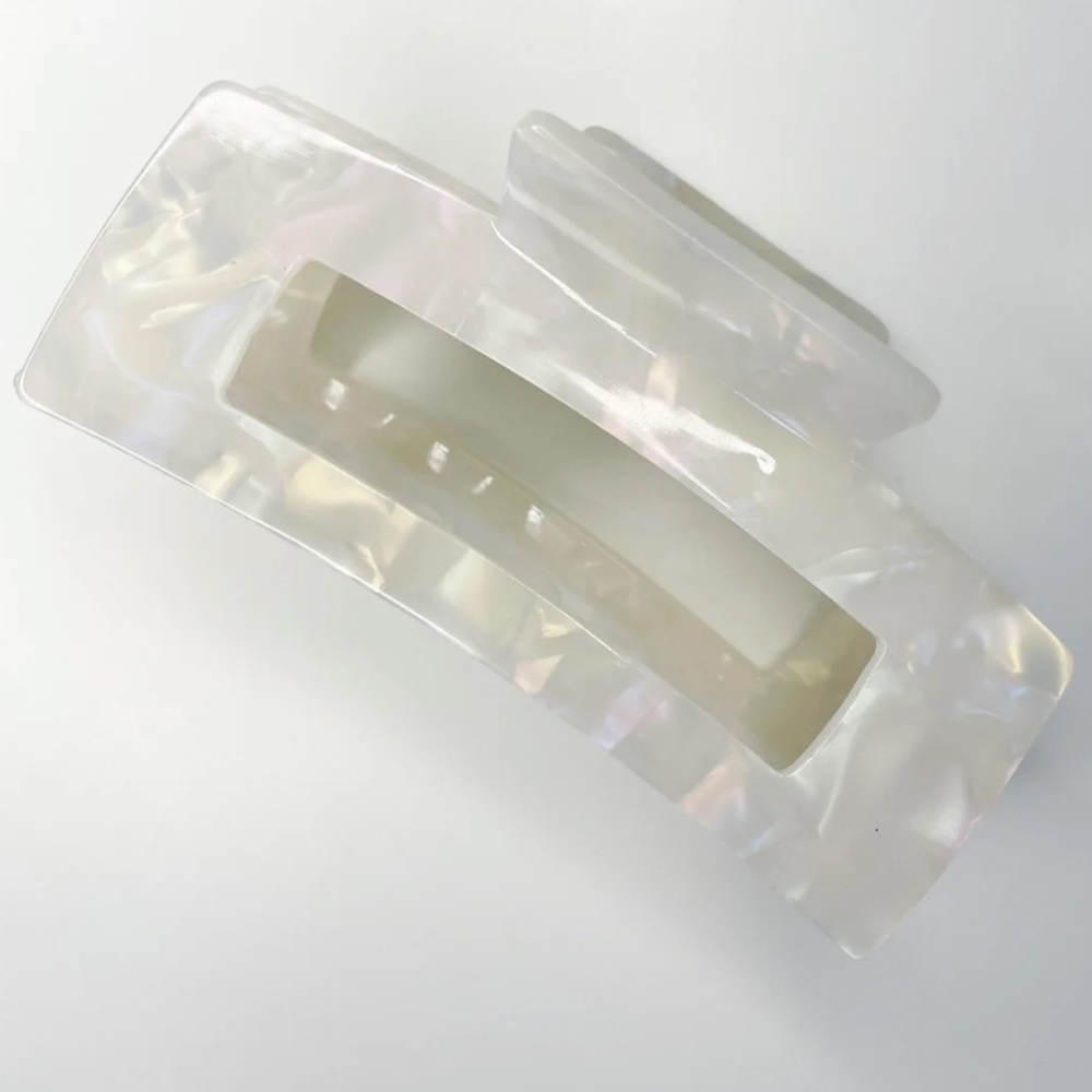 Large Opal Claw Clip